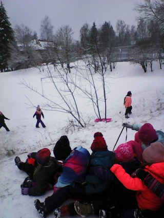 Děti si užily zimu ve školní družině